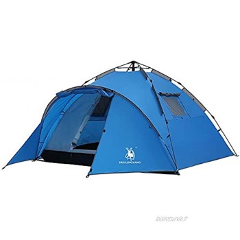JIAGU Tentes légères Sac à Dos Tente Camping Tente étanche Double Couche Portable Bleu Tente étanche Portable Tente de Plage Color : Blue Size : One Size