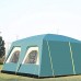 JIAGU Tentes légères Sac à Dos Tente Tente 8-12 Famille 2 Tente extérieure Chambre Party Camping Randonnée Sac à Dos étanche et Durable Tente de Plage Color : Green Size : One Size