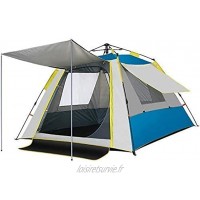 JLDNC Entièrement Automatique Tente Camping Instant Pop Up Camping Tentes pour 2-3 Personnes Tente Famille imperméable Coupe-Vent pour Toutes Les Saisons,Blue