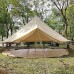 JTYX Tente Bell Tente Indienne Diamètre 3M 4M 5M 6M Toile de Coton Imperméable Grandes Tentes Familiales 4 Saisons Extérieur Yourte Cloche Tente Glamping pour Camping