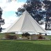 JTYX Tente Camping Cloche Imperméable en Coton avec Trou pour Cheminée 4 Saisons Tente Yourte étanche Bell pour la Famille Camping Chasse en Plein air