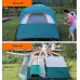 JTYX Tente Tunnel familiale Grande Tente dôme avec Compartiments de Couchage Extra-Larges et Tente de randonnée de Camping Vestibule pour la Famille Les Festivals et l'alpinisme