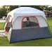 JUNMAIDZ Tente extérieure 6 8 10 12 Personnes Beach Camping Tente Anti Preuve Pluie UV imperméable 1Hous 1Hall Color : Blue