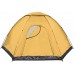 Ksodgun Tente de 6 Personnes de Camping Couche Imperméable Portable Tissu et Fibre de Verre Bleu et Jaune