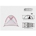 LXX Tente Tente 3 ultraléger Camping Personne Installation Facile Double Couche Tente instantanée étanche for la Famille randonnée pédestre tentes Color : Red