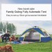 LZTET Tente Tente Personnes Grande Tente Familiale avec De Très Grands Compartiments De Couchage Sombres Et Un Vestibule Rapide à Monter étanche WS 4 000 Mm