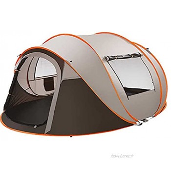 N C Tente d'extérieur automatique s'ouvre en 1 seconde tente de camping en plein air tente à lancer à la main pour 5 à 8 personnes