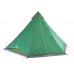 Outbound Tente de tipi 6 personnes pour camping avec sac de transport et pluie | Résistant à l'eau | 3 saisons | Vert