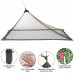 RYSF Tente anti-moustique pour garder les insectes à l'écart Tente de camping pour lit simple Moustiquaire Filet décoratif Couleur : gris Dimensions : 220 x 120 x 100 cm