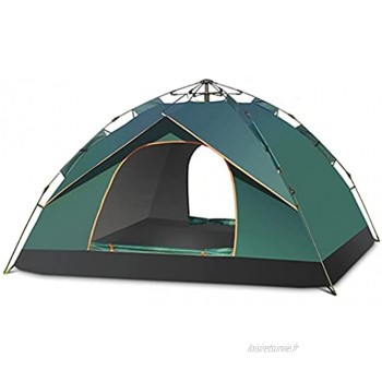 RYSF Tente de camping automatique pour 1 à 2 personnes Tente familiale double couche Installation instantanée Auvent extérieur portable Tente de randonnée de voyage