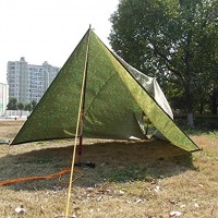 SM SunniMix Camo Camping Imperméable Randonnée Tente Bâche Tente Auvents UNE