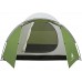 TAOBEGJ Tente Dôme Tente De Trekking Tente Instantanée 3-4 Personnes Camping Imperméable Coupe-Vent Anti-UV Grandes Fenêtres Léger pour La Pêche Randonnée,Green