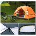 Tente de camping extérieure portable pour 3-4 personnes avec doubles portes automatiques pour la protection contre la pluie et le soleil et équipement de camping familial superposé. 2021Color:brown