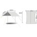 Tente Équipement de Plein air 3 * 3 Ciel Rideau extérieur Ciel Rideau Polyvalent Mat Tissu Camping antipluie Taud de Soleil Équipement de Camping