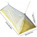 Tente extérieure Filet de Camping Anti-moustiques 210x62x50cm Protection Contre Les Insectes pour Tente tipi Camping randonnée Alpinisme Installation Facile pour Une Personne
