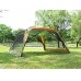 Tente extérieure pergola de Vacances de Pique-Nique auvent d'ombre de Barbecue pour 8-10 Personnes en Camping Tente Anti-Insectes de Grand Espace