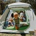 ZYM Tentes chapiteaux Camping Tente 3 4 Personne Big Mesh de Windows imperméable UPF50 + for la Famille Randonnée Alpinisme Voyage Tentes instantanées Color : Pink