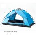 ZYM Tentes chapiteaux Camping Tente for 4 Personnes 2 Portes et 4Mesh de Windows Portable Tente instantanée Automatique Tente for la Famille randonnée pédestre Tentes instantanées Color : Blue