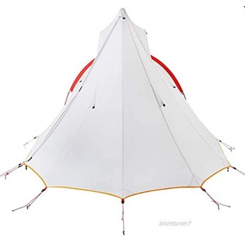 ZYM Tentes chapiteaux Ultraléger Camping Tente Simple Installation Facile Double Couche Tente instantanée étanche for extérieur Randonnée Tentes instantanées Color : White