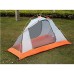 ZYM Tentes chapiteaux Ultraléger Unique Tente avec Filet Coupe-Vent de Windows Rainrproof Tente for randonnée en Plein air à vélo Tentes instantanées Color : Orange