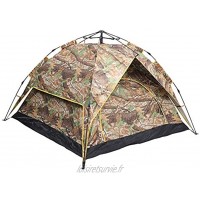 AIBOOSTPRO Tente pop-up légère pour 3 personnes tente de camouflage à double portes double couche étanche pour pique-nique camping et autres activités de loisirs en plein air