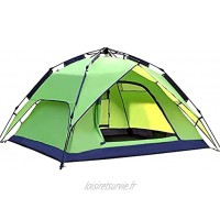 CXQWAN Tente de Camping familiale 4-5 Personnes instantanée Pop Up Family Camping Tente étanche Deux Portes Tente de Configuration Facile pour l'extérieur randonnée de randonnée Voyage