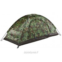 Explopur Tente de Camping pour 1 Personne Couche Unique Camouflage Cool pour Travel Beach Portable Waterproof Facile à Installer instantanément