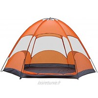 Generp-AT Tente de Camping 4-8 Personnes Tente Pop Up Ultra Tente Dôm Portable Tente Instantanée avec fenêtre Tente d'abri Solaire Anti-UV Coupe-Vent Étanche pour Camping Randonnée Trusted