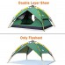 Hewolf Tente Automatique Pop Up Tentes de Camping 2-3 Personnes Tente Imperméable Hydraulique Tentes Familiale Double Couche Tente Facile à Installer avec Sac de Transport
