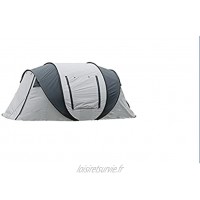 HYAN Tentes Tunnel Tente de Camping Automatique Pop up 5-8 Personne avec 2 fenêtres de 2 Portes et fenêtres imperméables Tente instantanée pour la randonnée en Famille tipi Color : Gris
