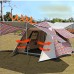 JTYX Tentes Pop Up avec Porche pour Camping Tente Instantanée Imperméable 3-4 Personnes Double Couche pour Famille Tente Automatique Configuration Facile pour Camping Randonnée Alpinisme Plage