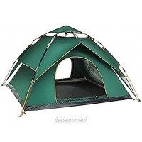 OUWTE Tente de Camping Automatique Pop Up Tente de Camping étanche Double Couche avec Sac de Transport |Tente instantanée de Voyage en Famille pour 3 Personnes Protection