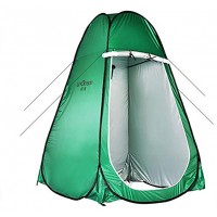 Pop Up Privacy Tent Tente de douche extérieure portable instantanée toilettes de camping vestiaire abri solaire avec fenêtre léger et robuste facile à installer pliable avec sac de transport