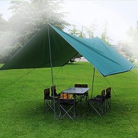 RUBAPOSM Tente de Camping avec Auvent pour L'ExtéRieur,Abri Multifonctionnel éTanche,Pergola Portable pour Les Voyages,Le Patio et Les Hamacs