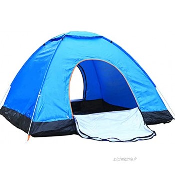 SASKATE Tente d’extérieur à ouverture automatique étanche pour 2 personnes tente de camping portable instantanée 100% ombre-1 tente pop-up de camping+1 sac de rangement+1 couvercle supérieur+4 clous