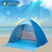 Tente de camping familiale instantanée des enfants jouant de la tente de camping une tente de soleil instantanée automatique pliable automatique portable anti-UV des abris de soleil imperméables