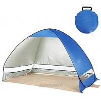 Tente de plage pop-up automatique Tente de camping Voyage Anti UV Abri solaire Cabana Tente pour extérieur Pêche Randonnée Pique-nique