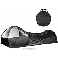 U H Tente pop-up automatique imperméable anti-moustiques coupe-vent anti-ultraviolets ultra légère à rangement facile à ranger tente de camping tente de lit pour 1 personne
