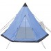 vidaXL Tente pour 4 Personnes Camping Randonnée Imperméable Jardin Multicolore