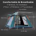 WBYY Tente Pop-Up pour 6 À 7 Personnes Tente De Camping Automatique Étanche avec Porche Tente À 2 Portes Et 2 Panneaux pour Jardin Pêche Plage,A
