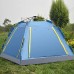 XSGDMN Tente de Camping escamotable extérieure pour 5 Personnes Tente instantanée Amovible légère imperméable ventilée à Double Porte Tente d'installation Rapide 240 x 240 x 165 cm,Sky Blue