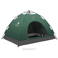 Zunruishop Tentes Instantanées pour Famille 2 Personnes Tente Automatique extérieure Ouverte de Vitesse épaissie portative 3-4 Personnes Tente de Camping équipement de Plage Tente Tente Bivouac