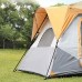 ZYM Tentes chapiteaux Semi-Automatique Pop Up Camping Tente 6 8 Personne avec 1 Porte et 3Mesh Fenêtres Tente instantanée for randonnée en Plein air Tentes instantanées