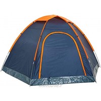 CampFeuer Tente hexagonale pour 4 personnes HexOne | Tente igloo avec auvent | Tente de camping avec moustiquaire étanche au vent ultra légère | Tente de camping de plein air et de randonnée avec piquets et sac