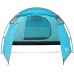 CDSL Camping Tente Tunnel Tente Tente étanche à la Pluie à Deux étages Une Chambre et Un Salon 3-4 Personnes