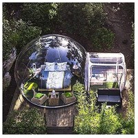 HDGAB Chambre De Tente De Bulle Gonflable Star du PVC Star Sky Canal Simple Camping Ecological Camping 360 ° Panoramique Dôme Bubble Maison avec Ventilateur