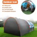 JQDZX Familiale Tente Tunnel Tente de Camping Immense Vestibule Chambre de Couchage séparable pour 5-8 Personnes Un Festival des Vacances au Camping ou Une randonnée