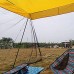 POXIAO Tente SUV Unisexe Orange 290 * 200 * 200 cm Tente de Voiture SUV Guide Gear pour Camping-Car Tentes de Camping pour Voiture SUV Tout-Terrain MPV s'adapte aux Matelas