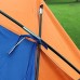 SXLONG Tent Camping Tent 100% Waterproof Two-Room One-Living Family Tent with Carrying Bag Suitable for 3-4 People Orange Size 420X220X175Cm