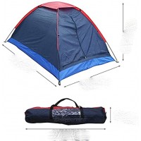 Tente de Camping ultralégère monocouche résistante à l'eau pour 2 Personnes PU1000mm avec Sac de Transport pour la randonnée en Voyage